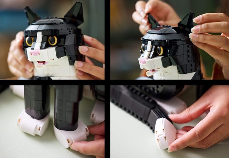 LEGO Tuxedo Cat 21349 Review - Tuxedo Cat Images by LEGO®