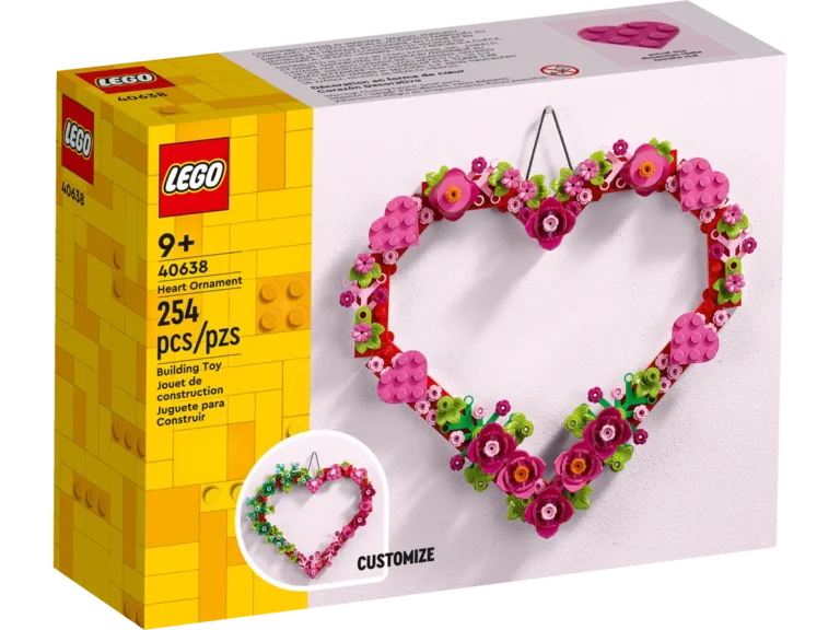 LEGO Valentines Day Gifts - Heart Ornament