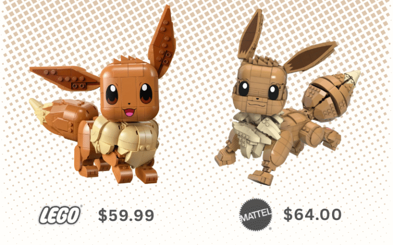 LEGO Pokémon Sets vs MEGA - Eevee